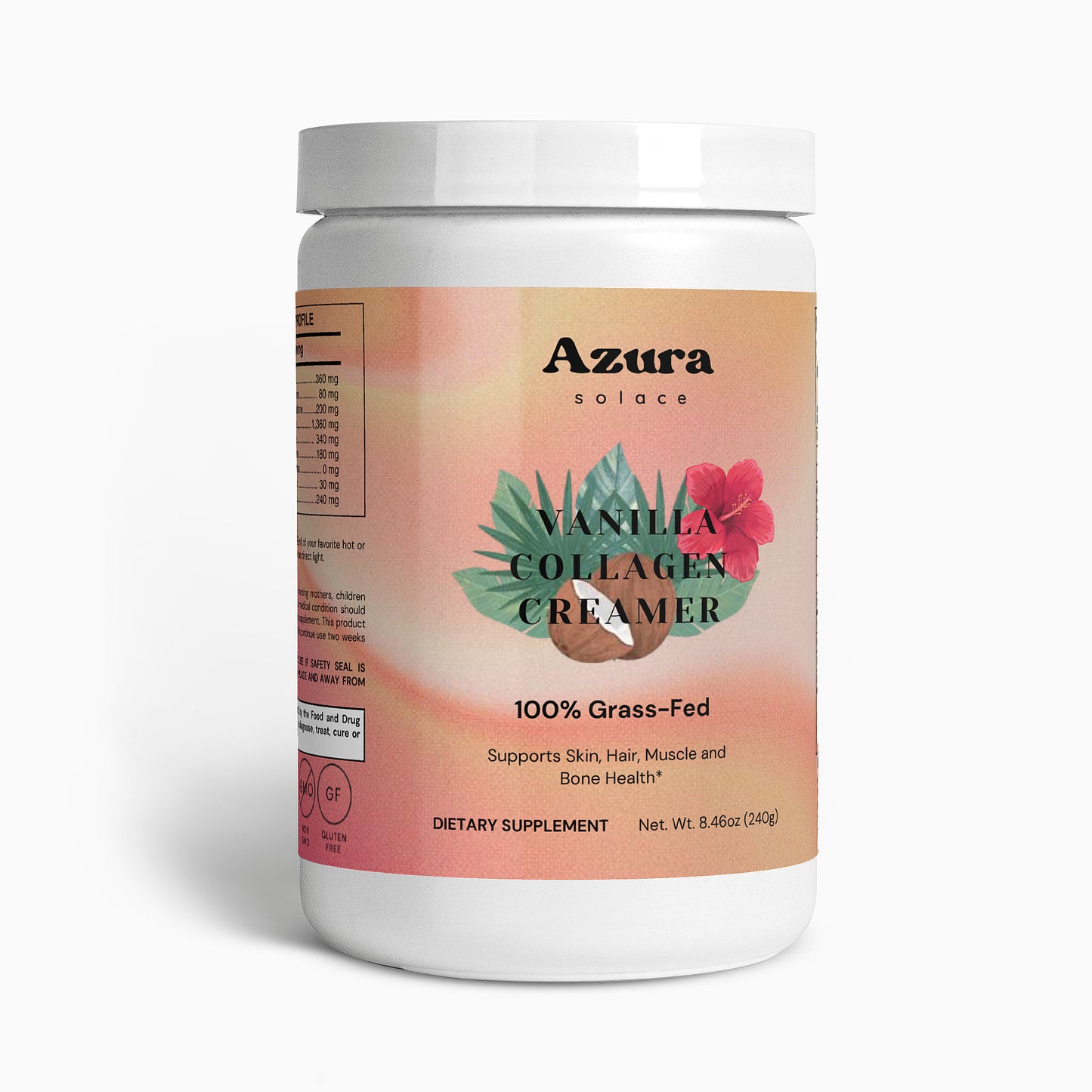 100% GRASS-FED COLLAGEN CREAMER (VANILLA)
